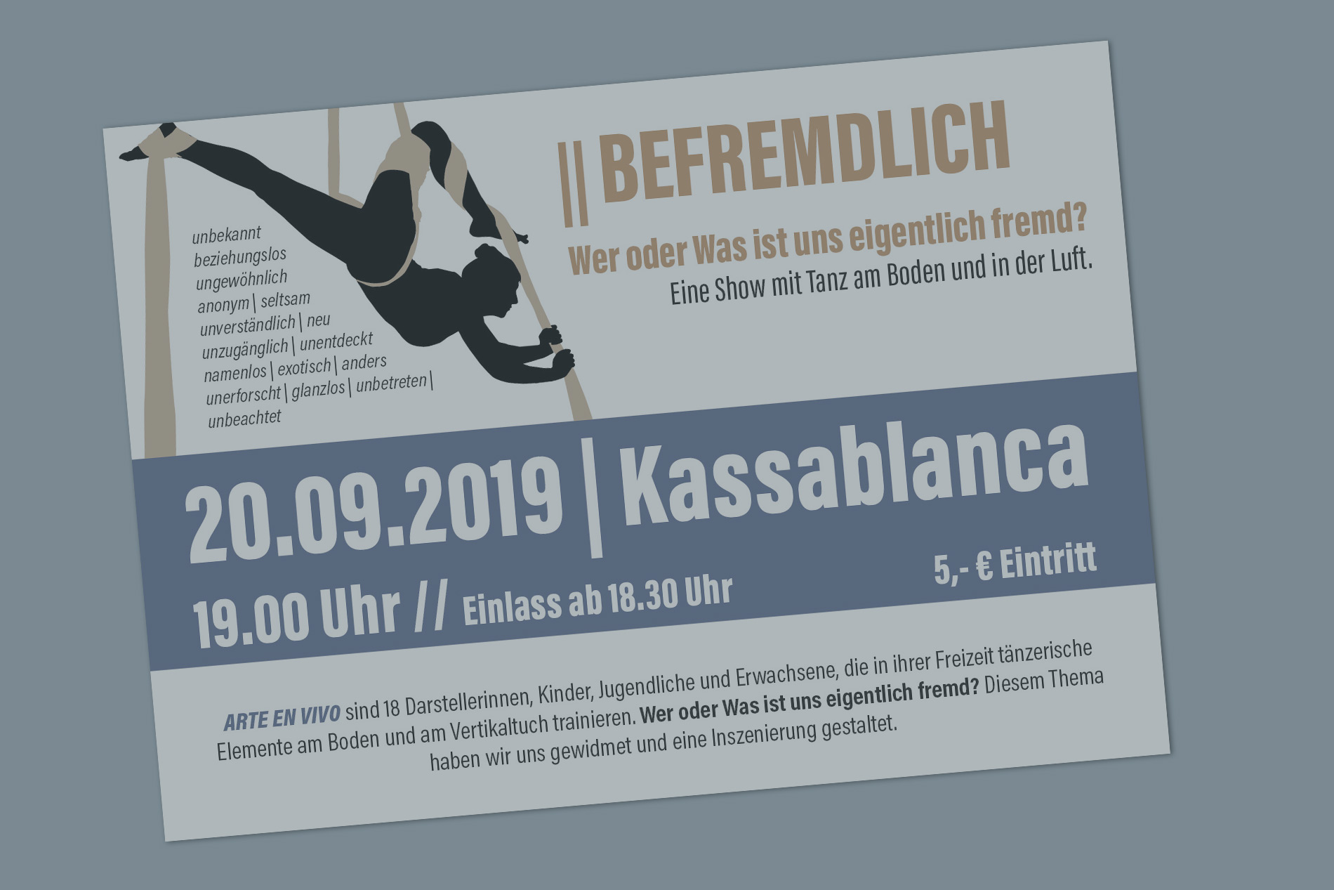 Flyer Seiltuchakrobatik