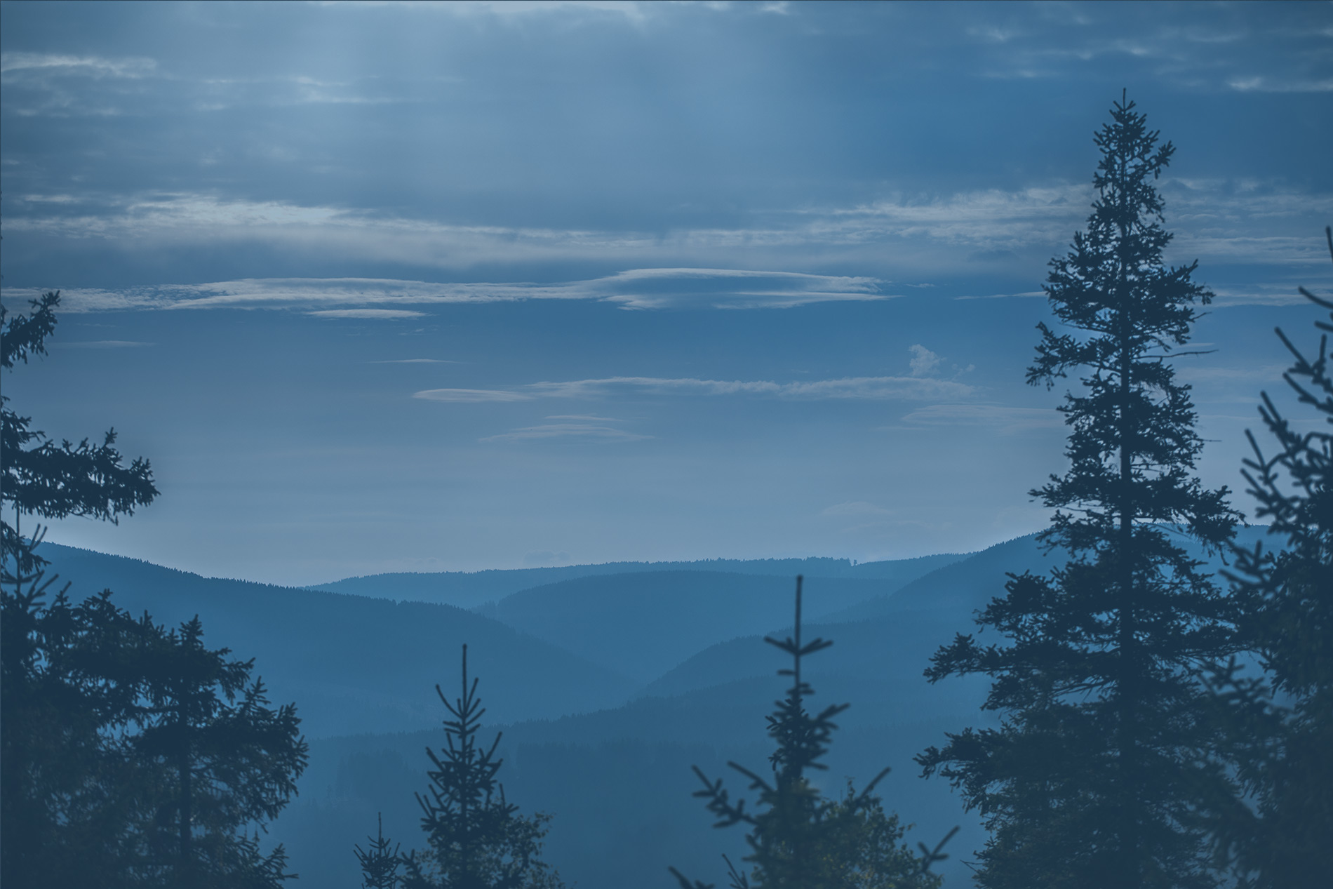 Blick vom Kickelhahn bei Ilmenau