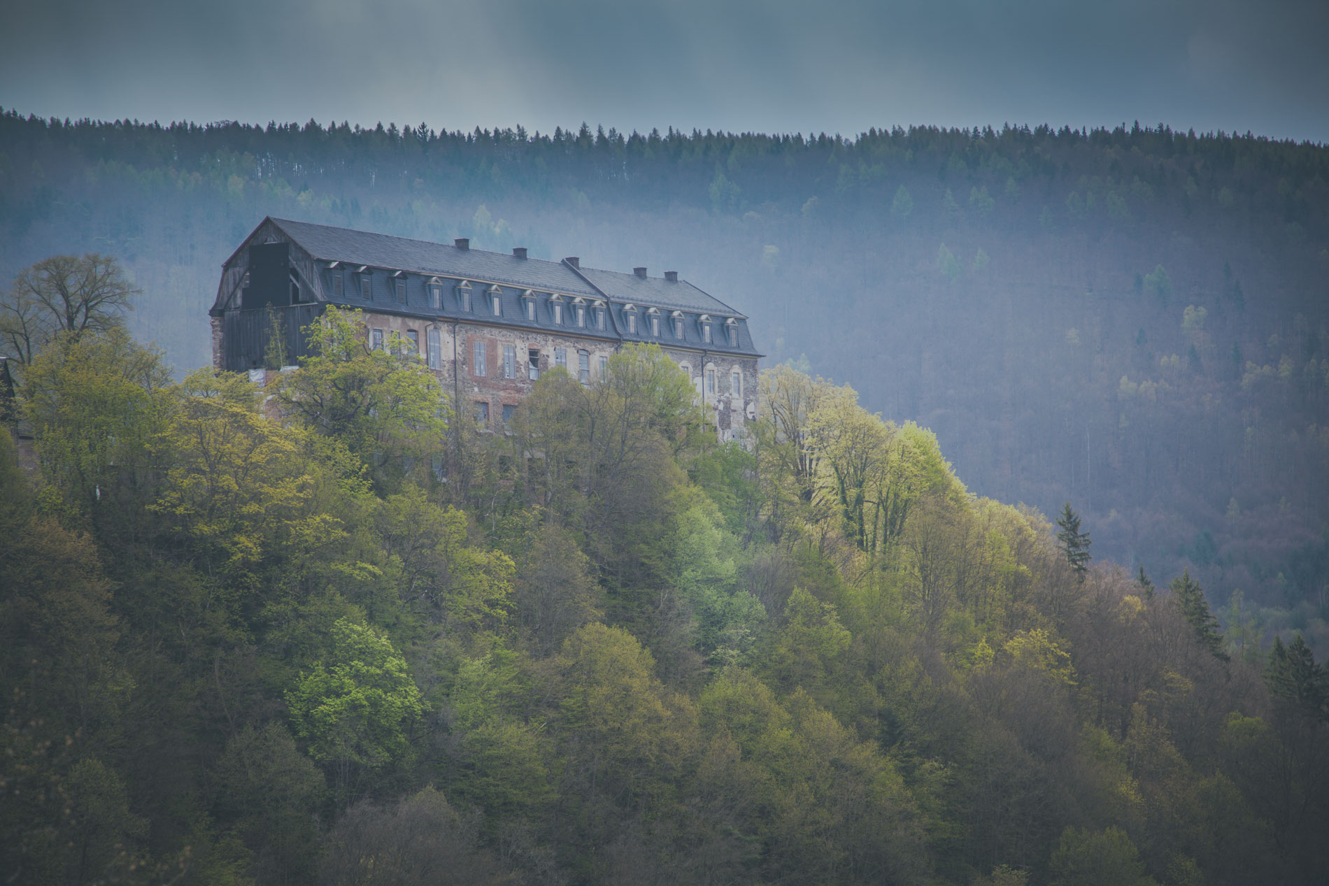 Fotoaufnahme für Buchgestaltung Schloss Schwarzburg
